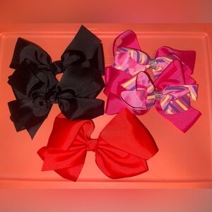 Girls Hair Bows set.